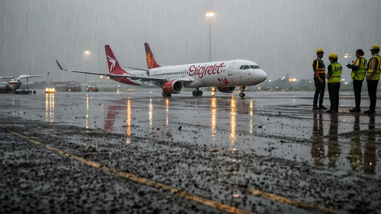 मुंबई में भारी बारिश से हवाई अड्डे का संचालन प्रभावित, 50 उड़ानें रद्द