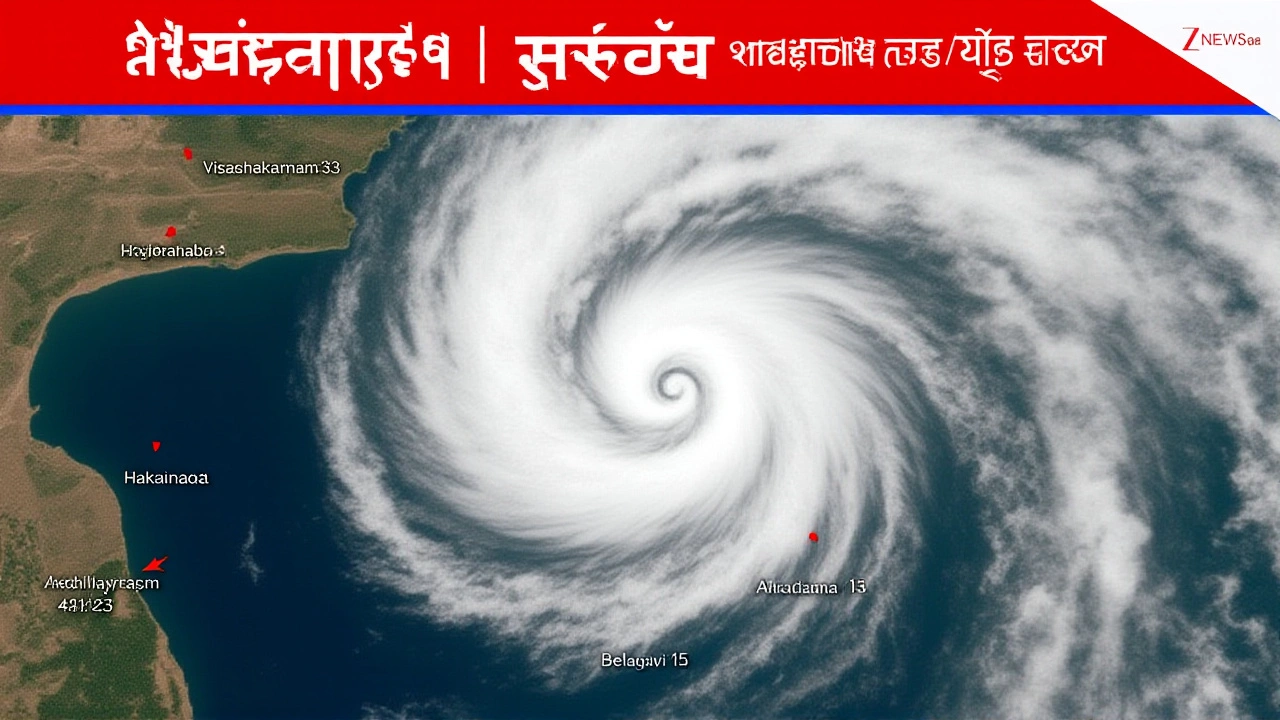 साइक्लोन मोंथा की भयानक लैंडफॉल ने काकिनाडा के आसपास बड़ा नुकसान पहुंचाया